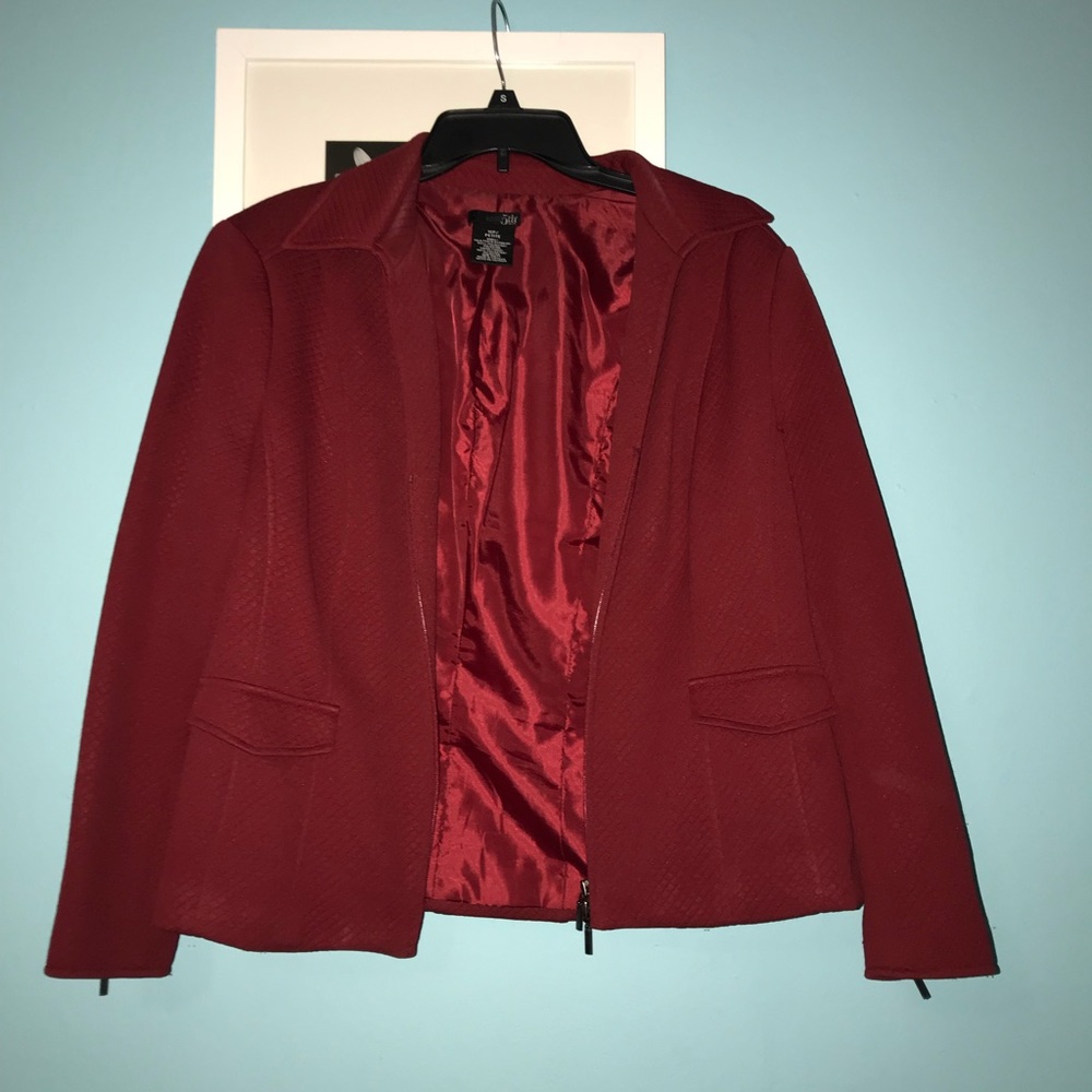 Red jacket
